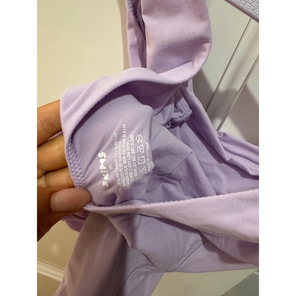 SKIMS Fits Everybody Square Neck Bodysuit Sugar Plum - Picture 3 of 4
